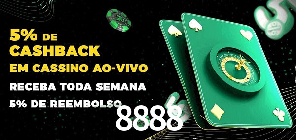 Promoções do cassino ao Vivo 8888